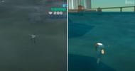 Tommy Vercetti cannot swim in GTA Vice City (Image via Betaz, YouTube)